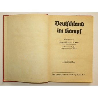 Книга  Германия в войне Deutschland im Kampf, 1942.. Espenlaub militaria